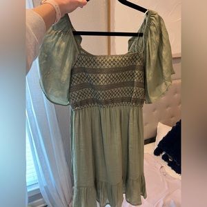 BRAND NEW Altar’d State Olive Green Dress never worn NWT